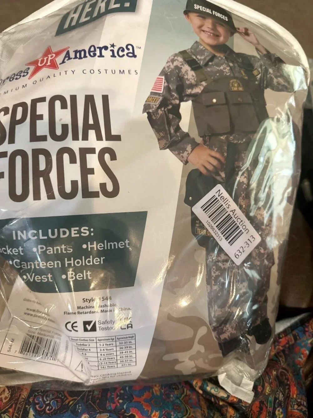 *Dress up America SPECIAL FORCES Medium 8-10